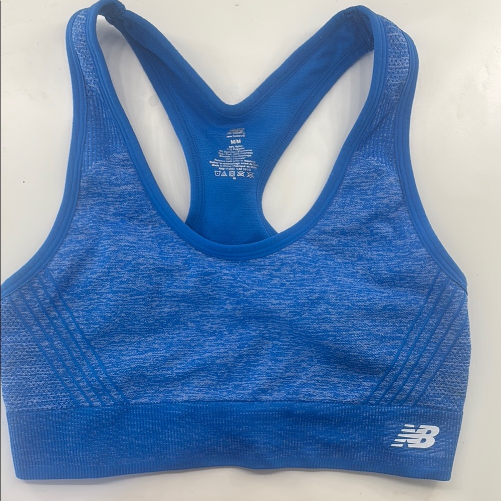 New Balance Women's Vibrant Blue Sports Bra